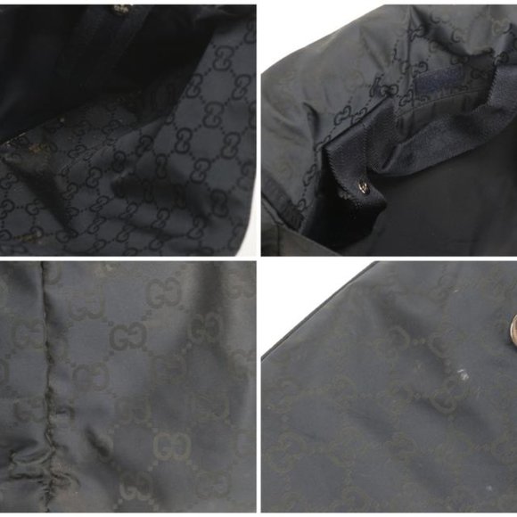 Gucci Diaper Messenger Navy GG Nylon Crossbody - Picture 6 of 8